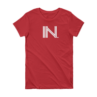 IN - State of Indiana Abbreviation Short Sleeve Women's T-shirt