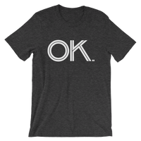 OK - State of Oklahoma Abbreviation - Men's / Unisex short sleeve t-shirt