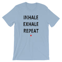 INHALE EXHALE REPEAT Men's Unisex Short-Sleeve Unisex T-Shirt
