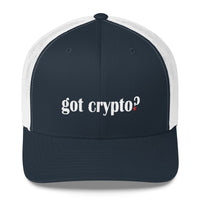 Got Crypto? Cryptocurrency Altcoin Snapback Trucker Cap
