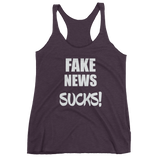 FAKE NEWS SUCKS! Women's tank top