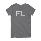 FL - State of Florida Abbreviation Short Sleeve Women's T-shirt