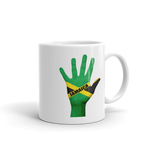 JAMAICA Hand Flag Coffee Mug