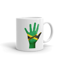 JAMAICA Hand Flag Coffee Mug