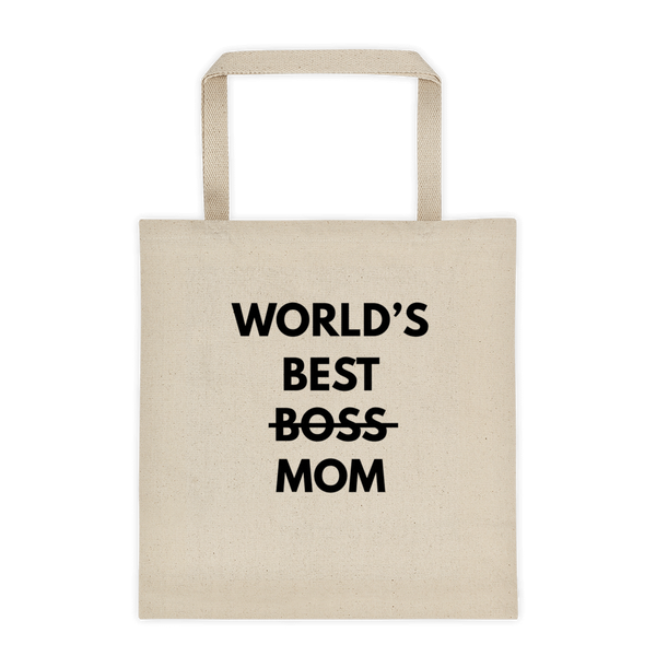 World's Best MOM - Durable Canvas Tote bag
