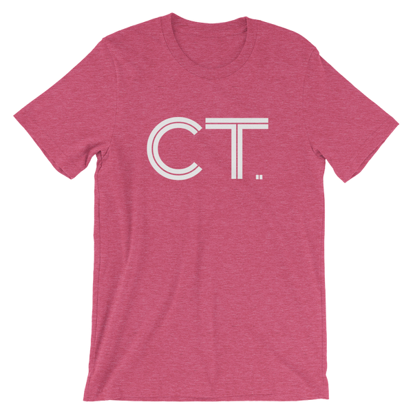CT- State of CONNECTICUT Abbreviation Men's / Unisex short sleeve t-shirt