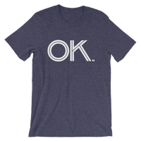 OK - State of Oklahoma Abbreviation - Men's / Unisex short sleeve t-shirt