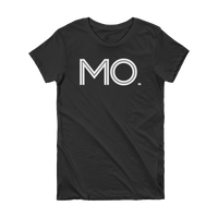 MO - State of Missouri Abbreviation Short Sleeve Women's T-shirt