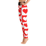 Valentine Hearts Yoga Pants / Leggings