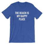 The Beach is My Happy Place - Men's / Unisex short sleeve t-shirt