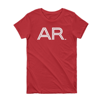 AR - State of Arkansas Abbreviation Short Sleeve Women's T-shirt