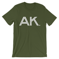 AK - State of ALASKA Abbreviation  Men's / Unisex short sleeve t-shirt