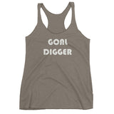 GOAL DIGGER Women's Positive Mindset Tank Top! Women's Racerback Tank