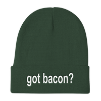 Got Bacon? Knit Beanie Stocking Cap