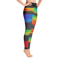 Gorgeous Rainbow Swirl All Over Print Yoga Pants /  Leggings