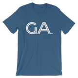 GA- State of GEORGIA Abbreviation Men's / Unisex short sleeve t-shirt