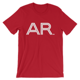 AR - State of Arkansas Abbreviation Mens / Unisex short sleeve t-shirt