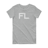 FL - State of Florida Abbreviation Short Sleeve Women's T-shirt