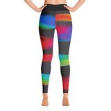 Gorgeous Rainbow Swirl All Over Print Yoga Pants /  Leggings