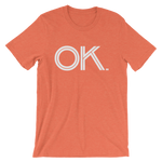 OK - State of Oklahoma Abbreviation - Men's / Unisex short sleeve t-shirt