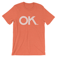 OK - State of Oklahoma Abbreviation - Men's / Unisex short sleeve t-shirt