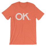 OK - State of Oklahoma Abbreviation - Men's / Unisex short sleeve t-shirt