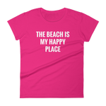 The Beach is My Happy Place - Women's short sleeve t-shirt