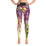 Paint Splash All Over Print Yoga Pants / Leggings