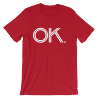 OK - State of Oklahoma Abbreviation - Men's / Unisex short sleeve t-shirt