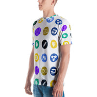 Cryptocurrency Icon All Over Print Men's T-shirt