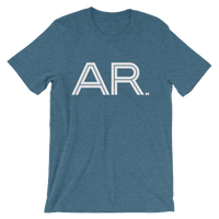 AR - State of Arkansas Abbreviation Mens / Unisex short sleeve t-shirt