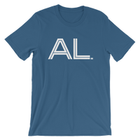 AL - State of ALABAMA Abbreviation Men's Unisex short sleeve t-shirt