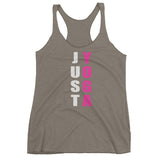 JUST YOGA - Women's Racerback Tank Top