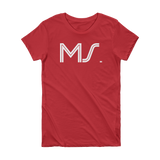 MS - State of Mississippi  Abbreviation Short Sleeve Women's T-shirt