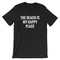 The Beach is My Happy Place - Men's / Unisex short sleeve t-shirt