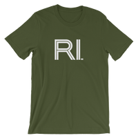 RI - State of Rhode Island Abbreviation - Men's / Unisex short sleeve t-shirt