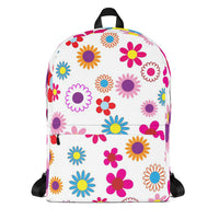 Fun Floral All Over Print Backpack
