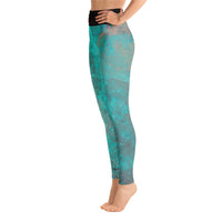 Abstract Paint All Over Print Yoga Pants / Leggings