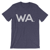 WA - State of Washington Abbreviation - Men's / Unisex short sleeve t-shirt
