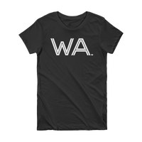 WA -State of Washington Abbreviation Short Sleeve Women's T-shirt