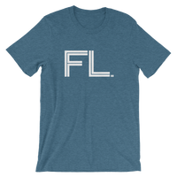 FL- State of FLORIDA Abbreviation Men's / Unisex short sleeve t-shirt