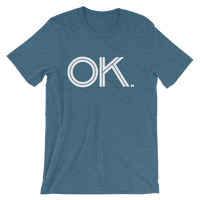 OK - State of Oklahoma Abbreviation - Men's / Unisex short sleeve t-shirt