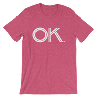 OK - State of Oklahoma Abbreviation - Men's / Unisex short sleeve t-shirt