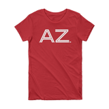 AZ - State of Arizona Abbreviation - Short Sleeve Women's T-shirt
