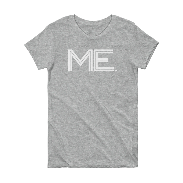 ME- State of Maine Abbreviation Short Sleeve Women's T-shirt
