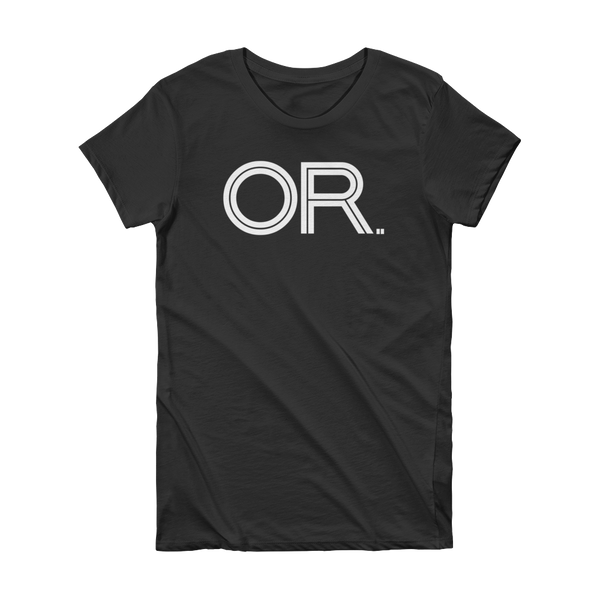 OR - State of Oregon Abbreviation Short Sleeve Women's T-shirt