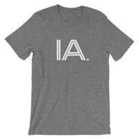 IA - State of IOWA Abbreviation T Shirt. Men's / Unisex short sleeve t-shirt
