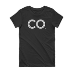 CO - State of Colorado Abbreviation Short Sleeve Women's T-shirt