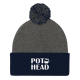 POT HEAD Funny Coffee Pot - Pom Pom Knit Cap