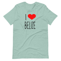 I Love Belize Short-Sleeve Unisex T-Shirt